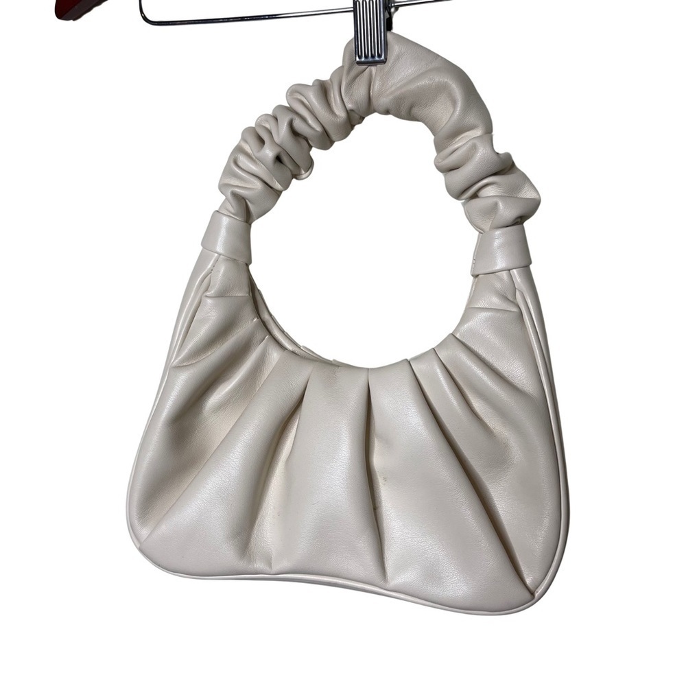 JW PEI GABBI RUCHED HOBO HANDBAG - IVORY - Picture 4 of 6